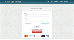 Desktop Screenshot of nairashare.com